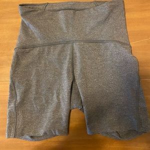 Lululemon grey biker shorts size 4